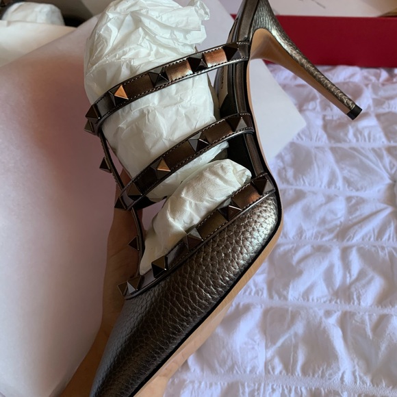 Valentino Rockstud Mules Pump - Picture 4 of 9